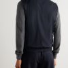 Slim-Fit Reversible Storm System® WindWish™ Twill and Wool Gilet - BK