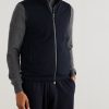 Slim-Fit Reversible Storm System® WindWish™ Twill and Wool Gilet - E2