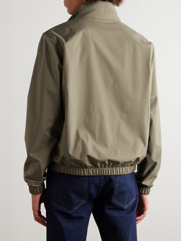 Reversible Windmate® Storm System® Nylon and Cashmere Blouson Jacket - BK Reversible Windmate® Storm System® Nylon and Cashmere Blouson Jacket - BK