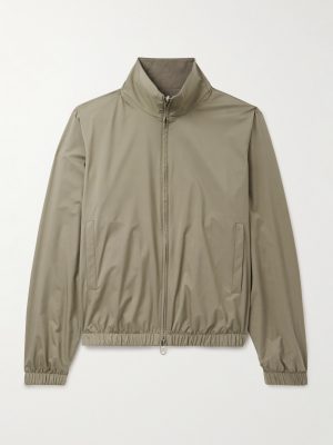 Reversible Windmate® Storm System® Nylon and Cashmere Blouson Jacket Reversible Windmate® Storm System® Nylon and Cashmere Blouson Jacket