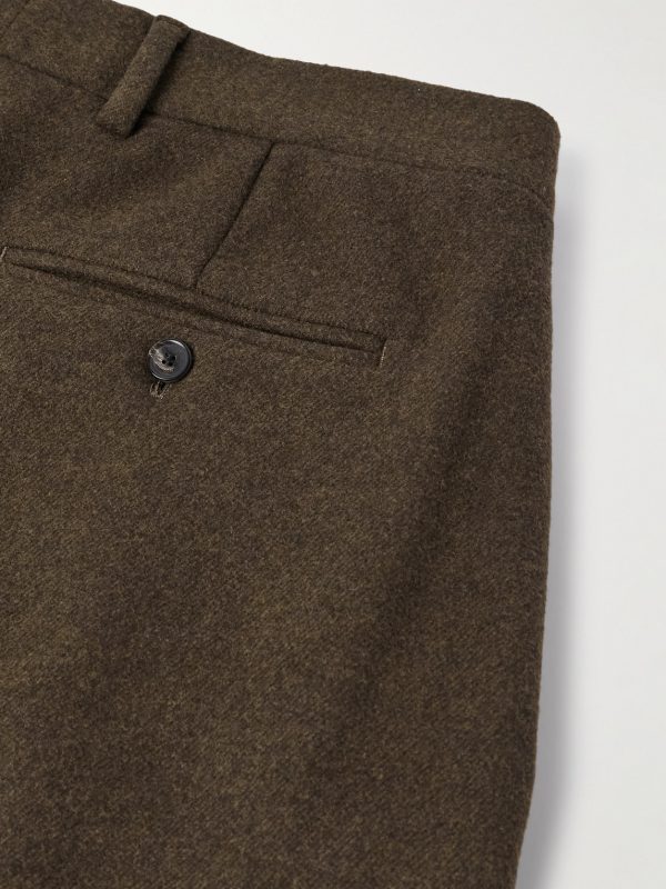 Hubert Pleated Wool and Cashmere-Blend Wide-Leg Trousers - CU Hubert Pleated Wool and Cashmere-Blend Wide-Leg Trousers - CU