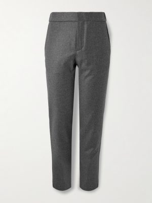 Leisure City Slim-Fit Virgin Wool and Cashmere-Blend Trousers Leisure City Slim-Fit Virgin Wool and Cashmere-Blend Trousers