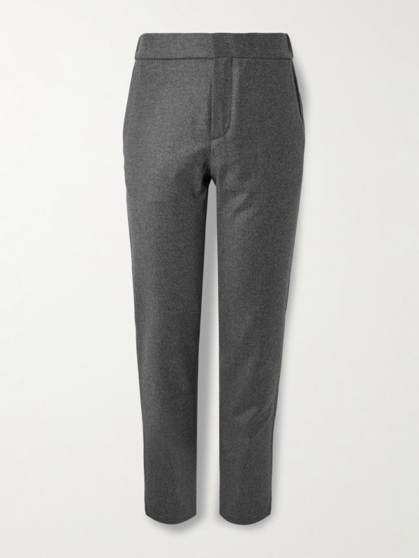 Leisure City Slim-Fit Virgin Wool and Cashmere-Blend Trousers Leisure City Slim-Fit Virgin Wool and Cashmere-Blend Trousers