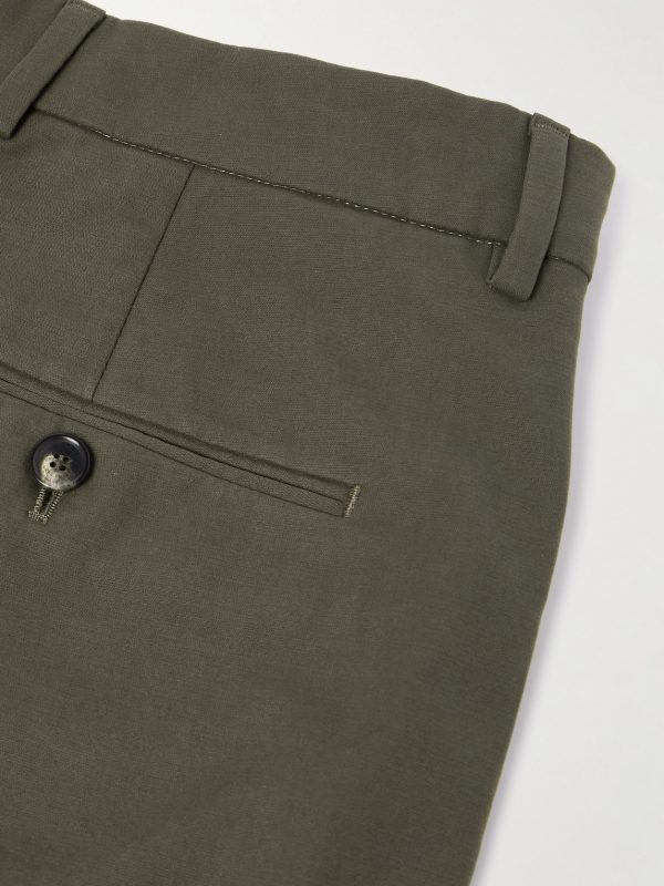 Jarno Straight-Leg Stretch-Cotton Bermuda Shorts - CU