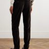 Jarno Hamptons Straight-Leg Cotton-Corduroy Trousers - BK Jarno Hamptons Straight-Leg Cotton-Corduroy Trousers - BK