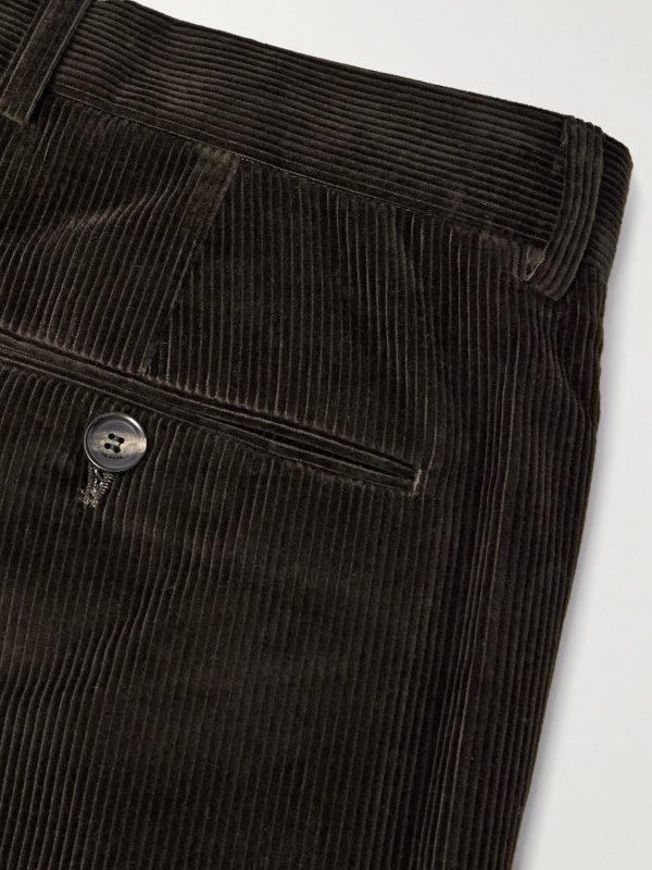 Jarno Hamptons Straight-Leg Cotton-Corduroy Trousers - CU Jarno Hamptons Straight-Leg Cotton-Corduroy Trousers - CU