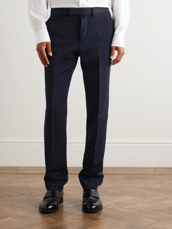 International Pinstriped Virgin Wool Suit - FR International Pinstriped Virgin Wool Suit - FR