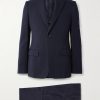 International Pinstriped Virgin Wool Suit International Pinstriped Virgin Wool Suit