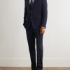 International Pinstriped Virgin Wool Suit - OU International Pinstriped Virgin Wool Suit - OU