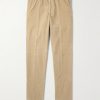 Jarno Hamptons Straight-Leg Cotton-Corduroy Trousers