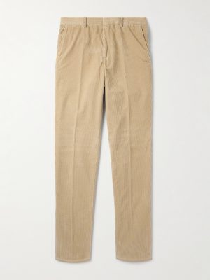 Jarno Hamptons Straight-Leg Cotton-Corduroy Trousers