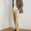 Jarno Hamptons Straight-Leg Cotton-Corduroy Trousers - OU
