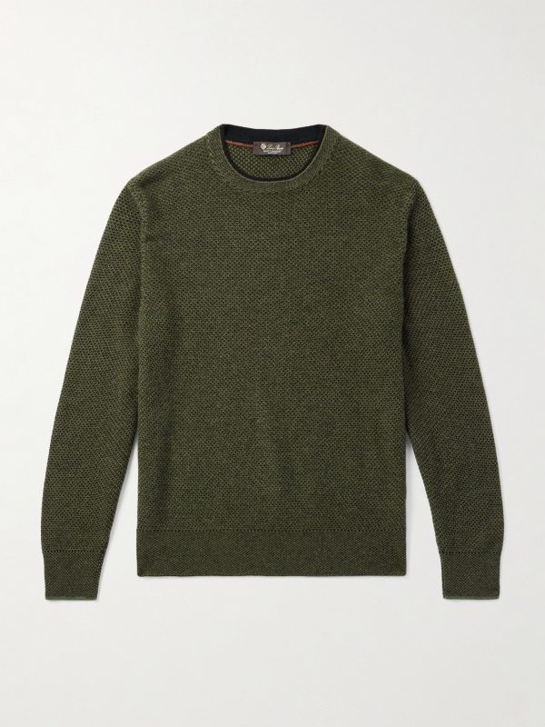 Varallo Honeycomb-Knit Baby Cashmere Sweater Varallo Honeycomb-Knit Baby Cashmere Sweater