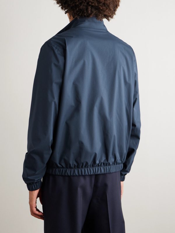 Reversible Windmate® Storm System® Nylon and Cashmere Blouson Jacket - BK