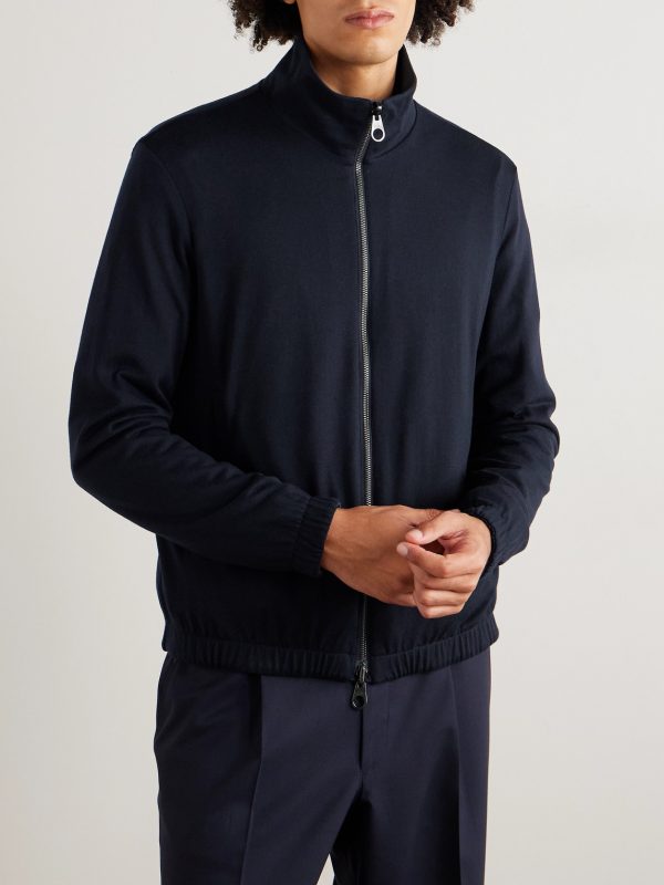Reversible Windmate® Storm System® Nylon and Cashmere Blouson Jacket - E2