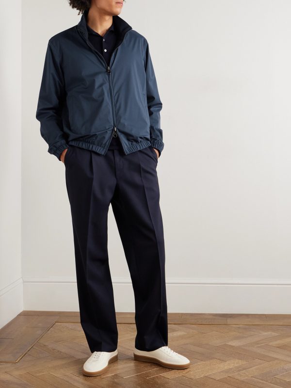 Reversible Windmate® Storm System® Nylon and Cashmere Blouson Jacket - OU