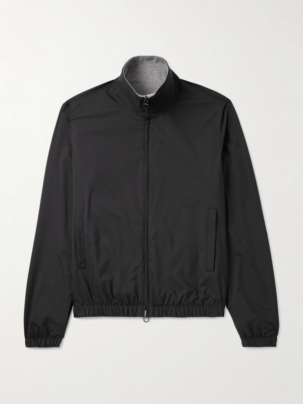 Reversible Windmate® Storm System® Nylon and Cashmere Blouson Jacket