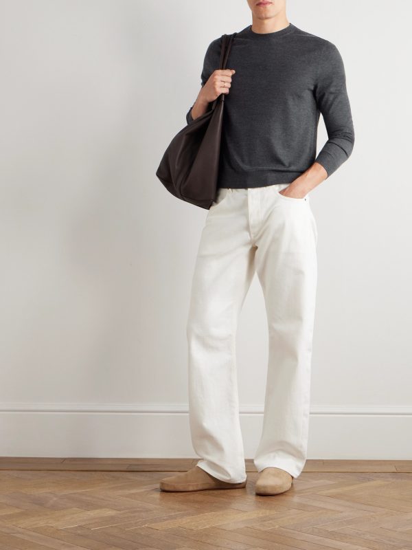 Sottile Slim-Fit Wool, Silk and Cashmere-Blend Sweater - OU Sottile Slim-Fit Wool, Silk and Cashmere-Blend Sweater - OU