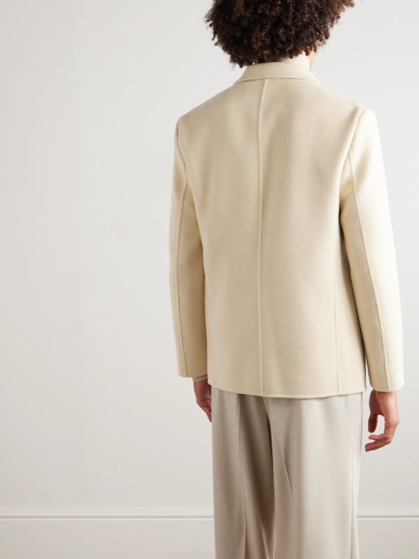 Paolo Double-Faced Baby Cashmere Blazer - BK Paolo Double-Faced Baby Cashmere Blazer - BK
