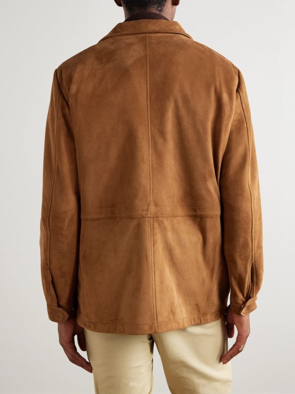 Suede Field Jacket - BK