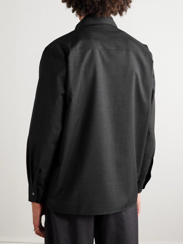 Wool Overshirt - BK Wool Overshirt - BK