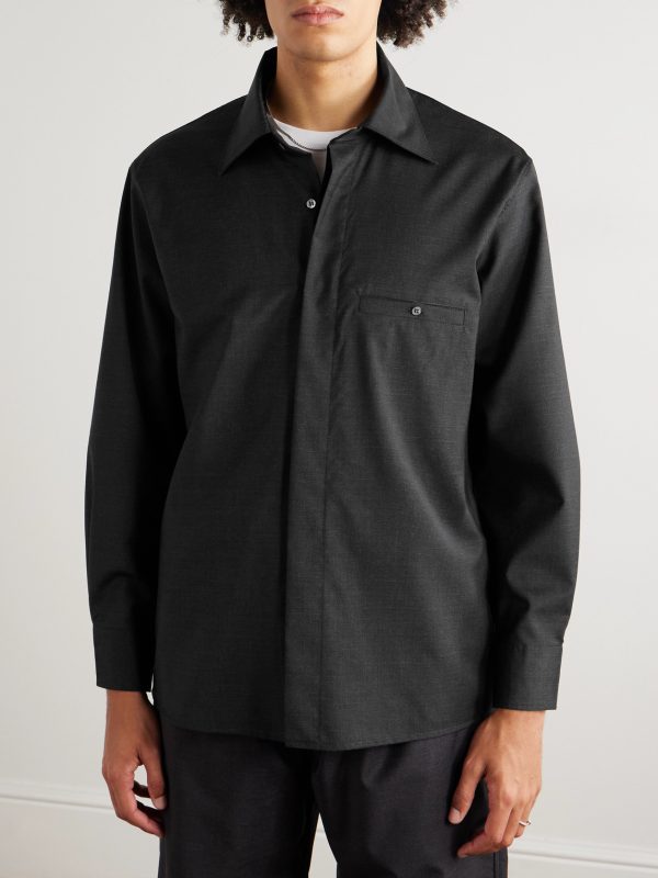 Wool Overshirt - FR Wool Overshirt - FR
