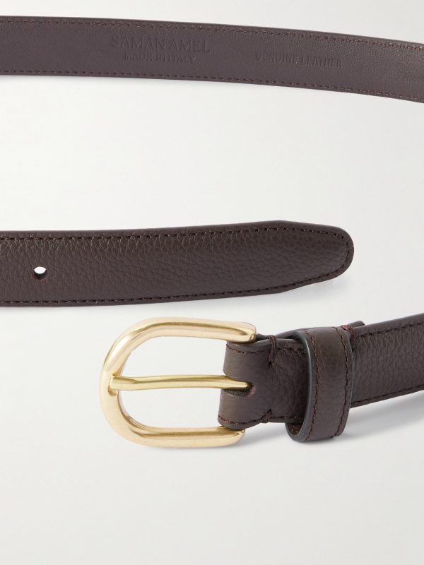 Cardon 2.5cm Full-Grain Leather Belt - E1 Cardon 2.5cm Full-Grain Leather Belt - E1