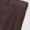 Straight-Leg Cotton-Blend Trousers - CU