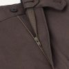 Straight-Leg Cotton-Blend Trousers - E1