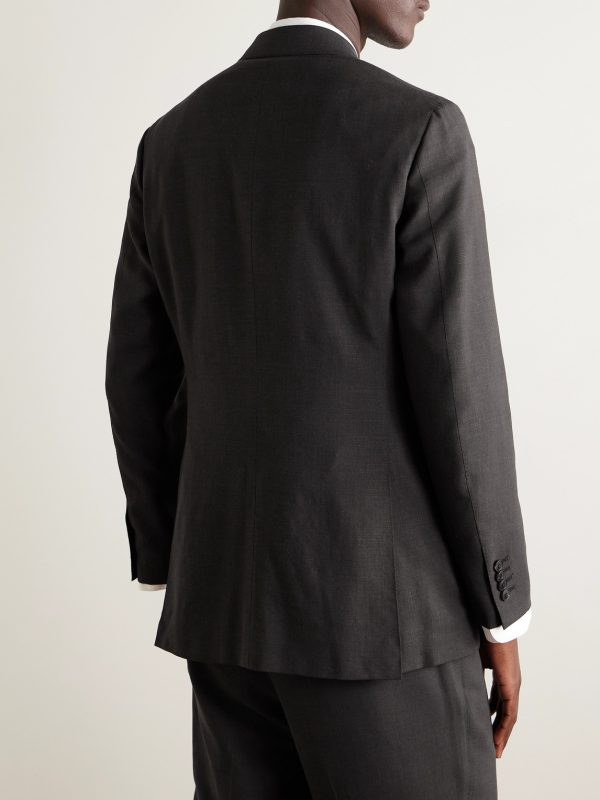 Wool-Blend Suit Jacket - BK