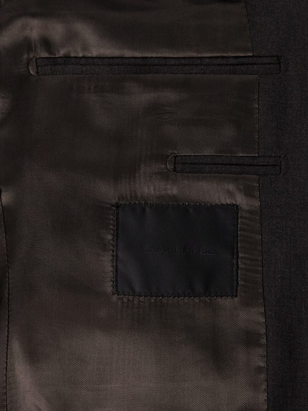 Wool-Blend Suit Jacket - E1