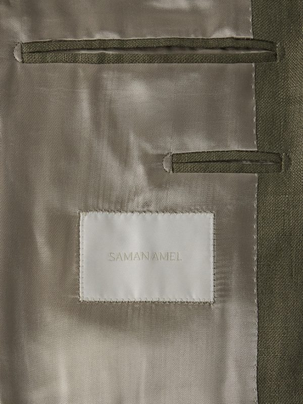 Unstructured Linen Suit Jacket - E1 Unstructured Linen Suit Jacket - E1
