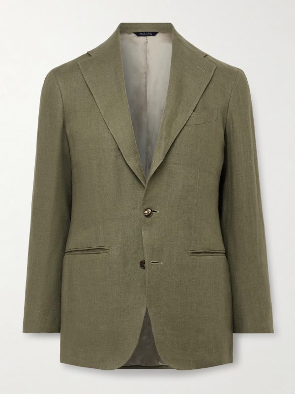 Unstructured Linen Suit Jacket Unstructured Linen Suit Jacket