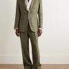 Unstructured Linen Suit Jacket - OU Unstructured Linen Suit Jacket - OU