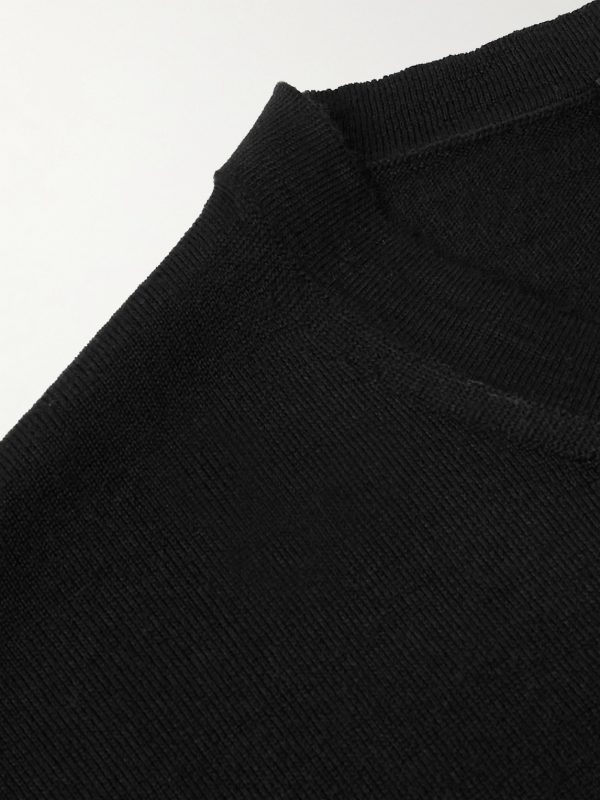 Slim-Fit Wool T-Shirt - CU Slim-Fit Wool T-Shirt - CU