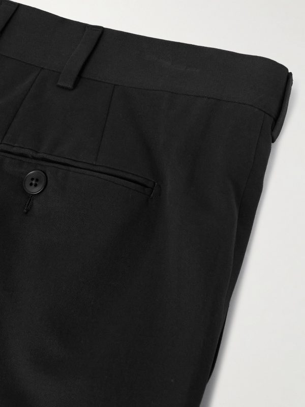Straight-Leg Cotton-Blend Trousers - CU