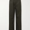 Straight-Leg Wool Drawstring Trousers Straight-Leg Wool Drawstring Trousers