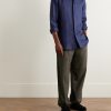 Straight-Leg Wool Drawstring Trousers - OU Straight-Leg Wool Drawstring Trousers - OU
