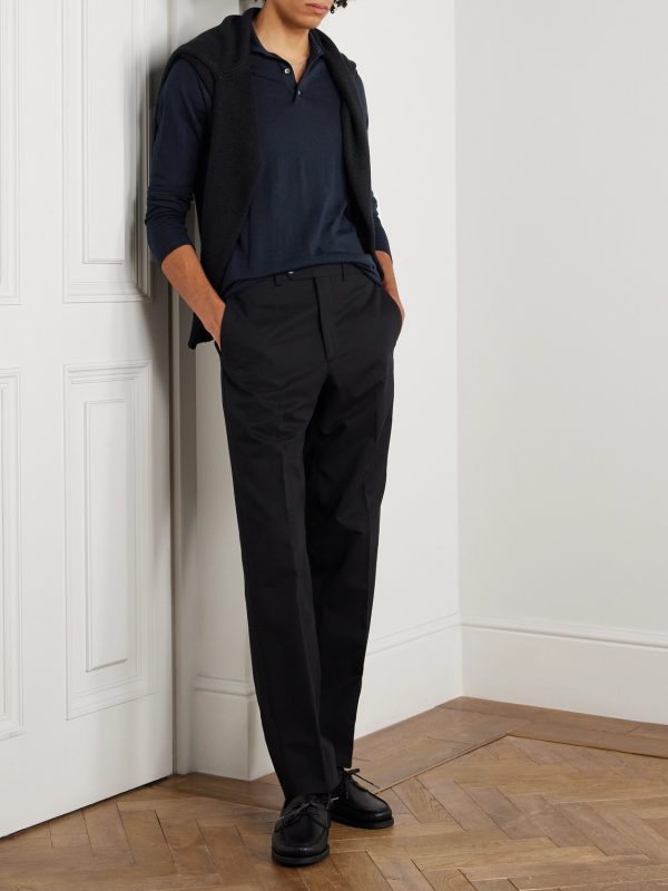 Slim-Fit Wool Polo Shirt - OU Slim-Fit Wool Polo Shirt - OU