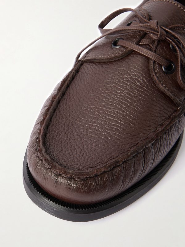 City Moc Full-Grain Leather Boat Shoes - CU