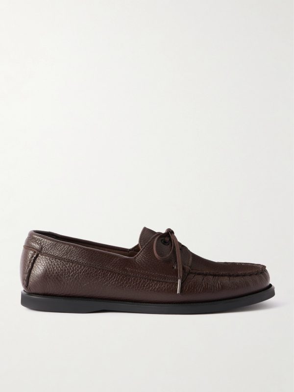 City Moc Full-Grain Leather Boat Shoes