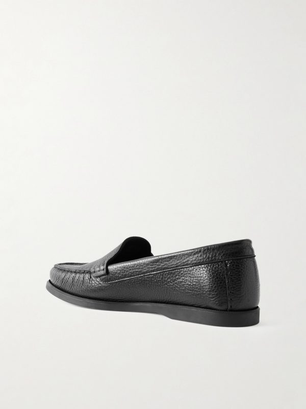 City Full-Grain Leather Loafers - BK City Full-Grain Leather Loafers - BK
