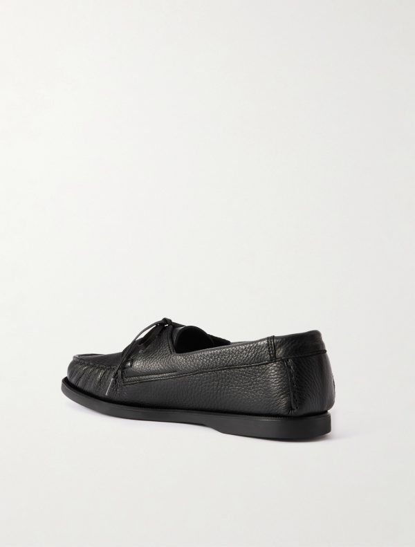 City Moc Full-Grain Leather Boat Shoes - BK