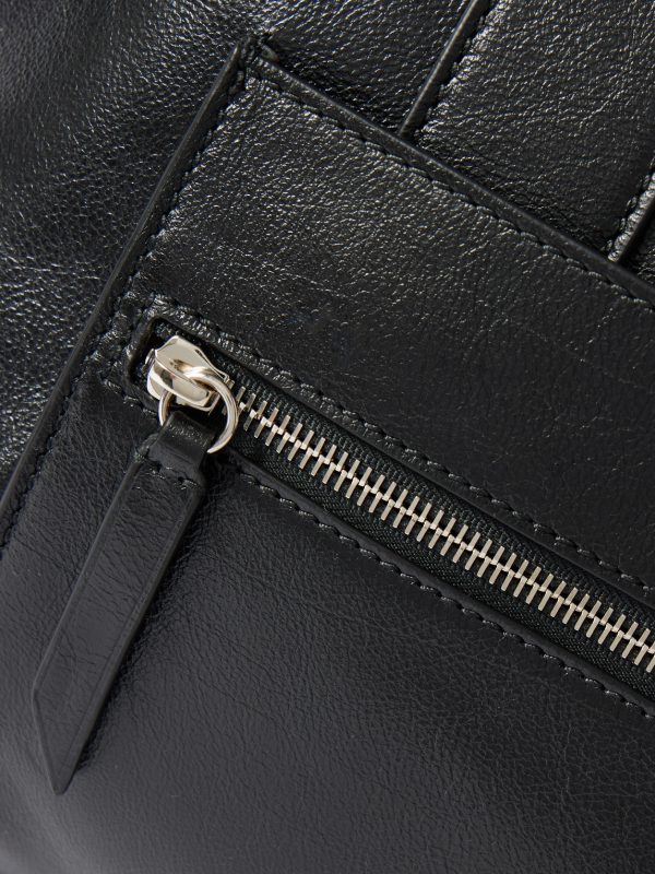 Racer Full-Grain Leather Tote Bag - CU Racer Full-Grain Leather Tote Bag - CU