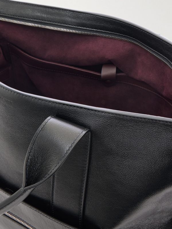 Racer Full-Grain Leather Tote Bag - E1 Racer Full-Grain Leather Tote Bag - E1
