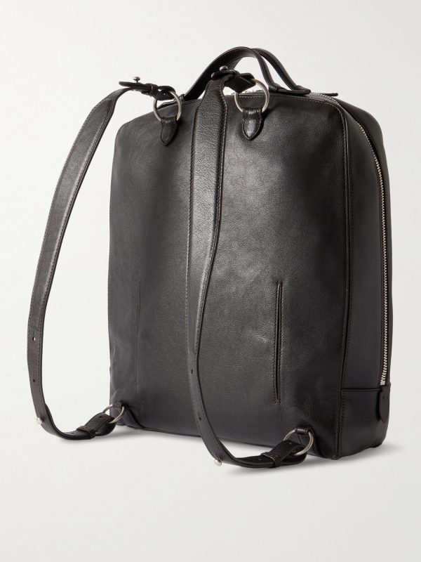 Rider Full-Grain Leather Backpack - BK