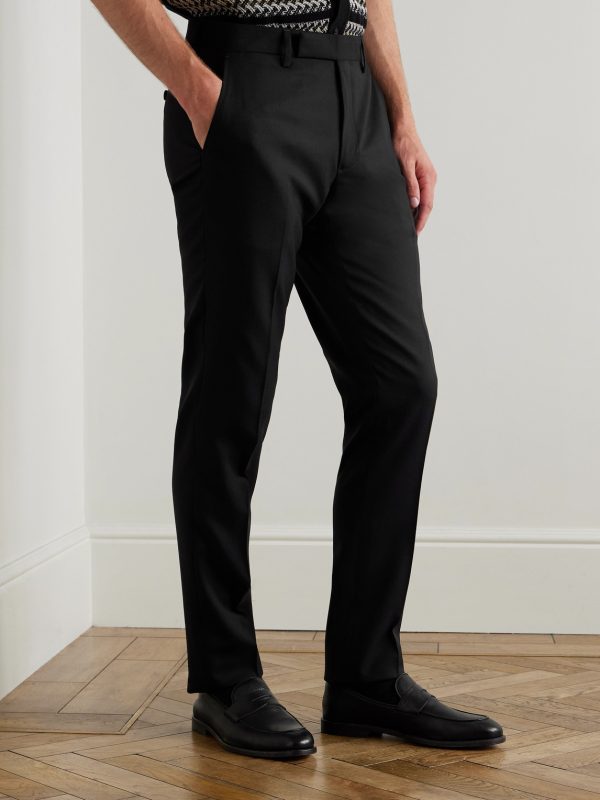 Phillip Straight-Leg Wool Suit Trousers - FR