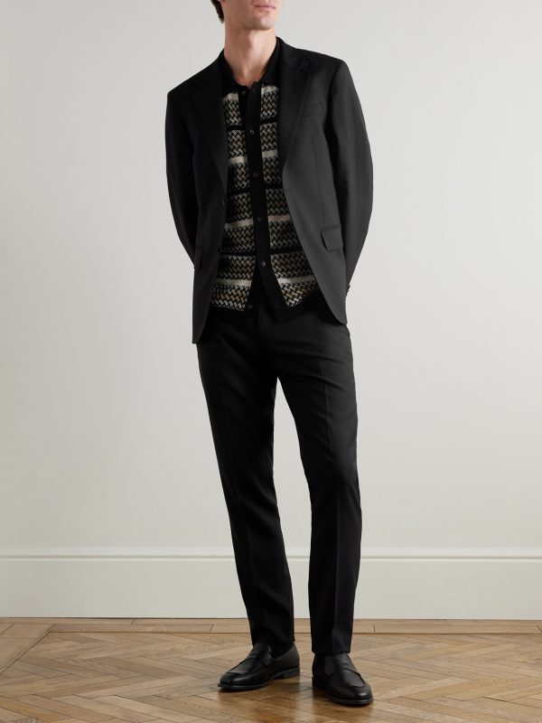 Phillip Straight-Leg Wool Suit Trousers - OU