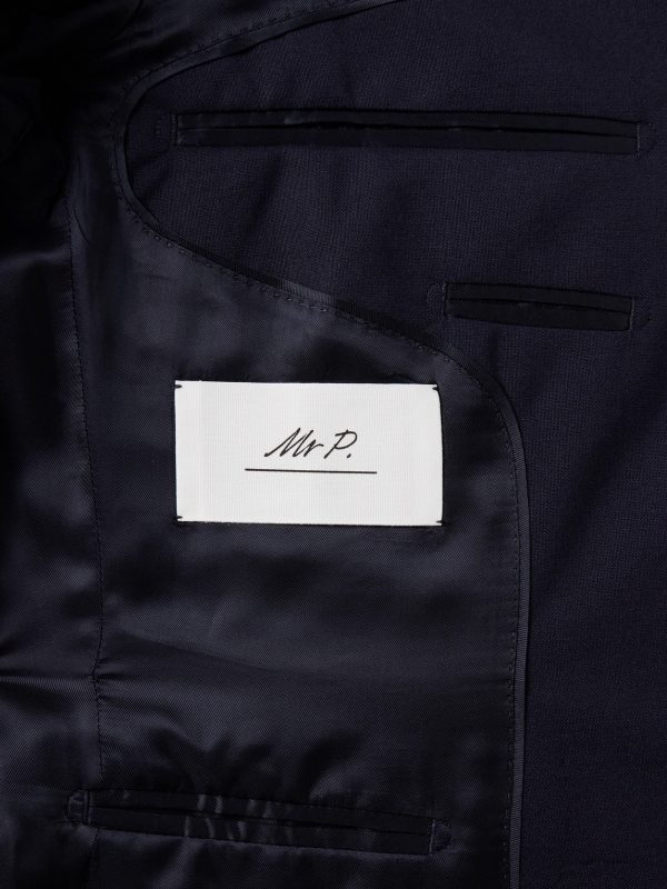 Slim-Fit Wool Suit Jacket - E1 Slim-Fit Wool Suit Jacket - E1