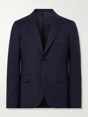Slim-Fit Wool Suit Jacket